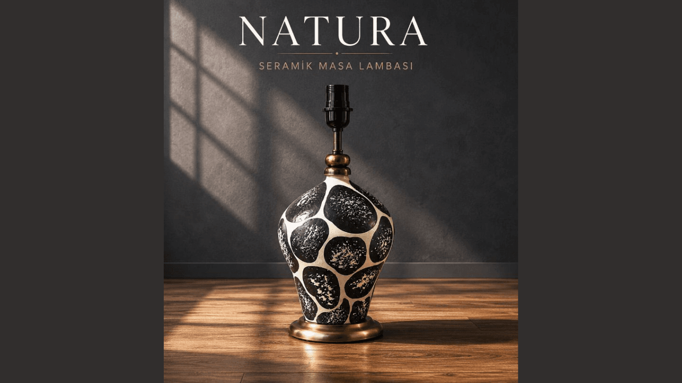 Natura – Seramik Masa Lambası